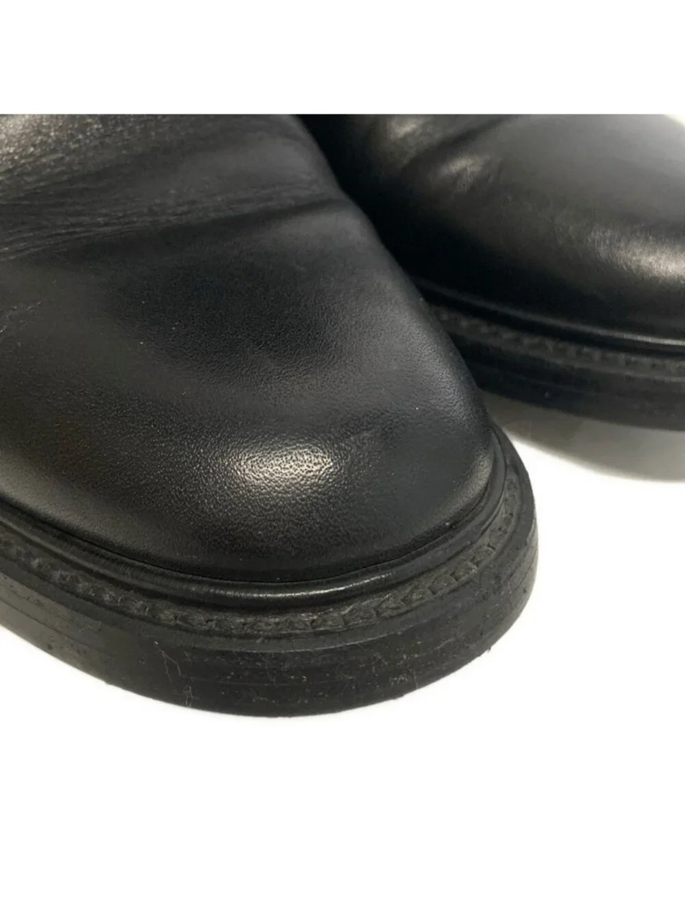 Celine Short Boots 38 Black Leather